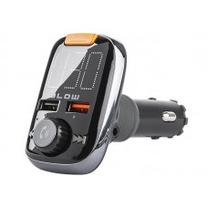 Automobilinis audio adapteris - FM siųstuvas + USB (QC3.0) + Bass Bluetooth Blow